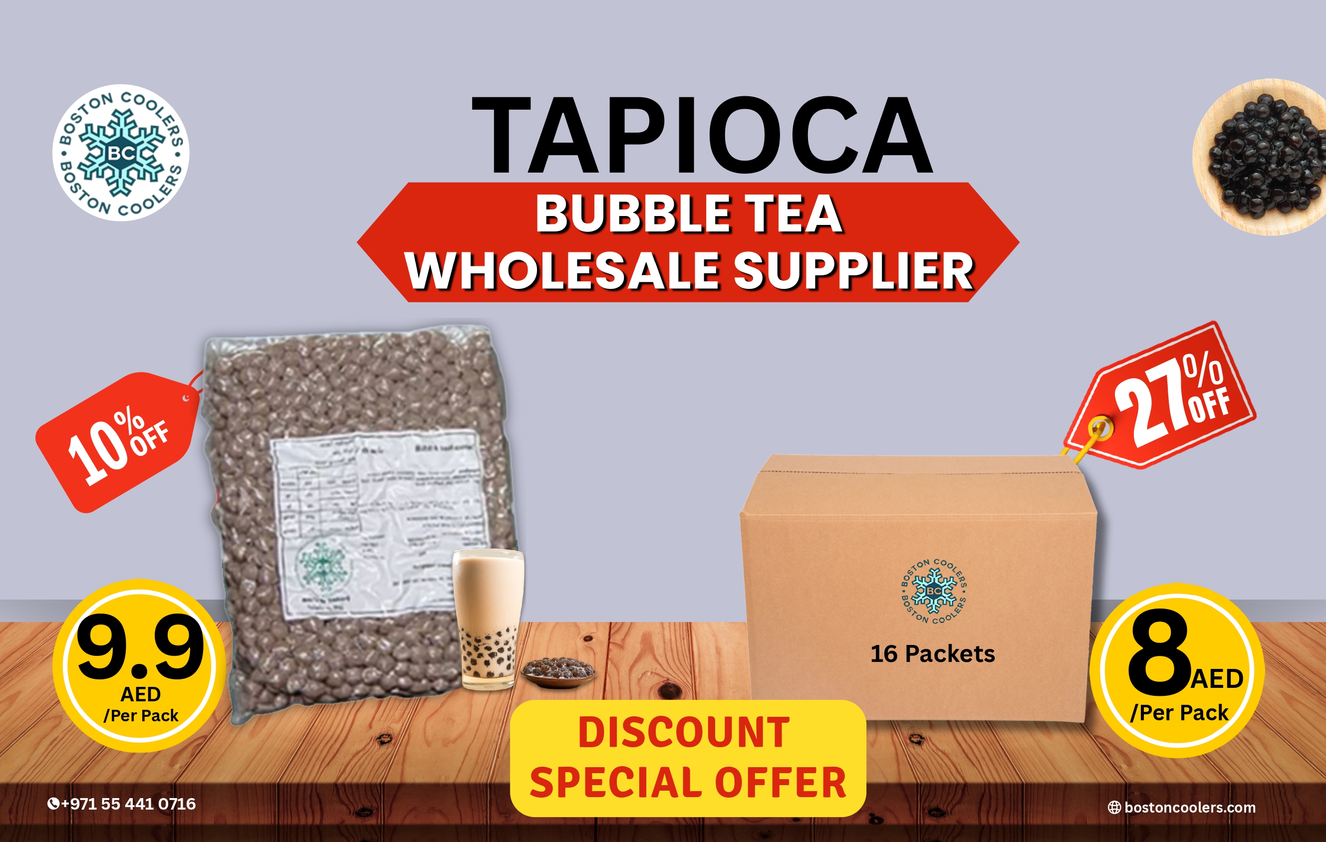 Boston Coolers WHOLESALE Bubble Tea Products 